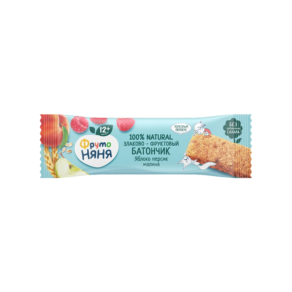 Apple, Peach & Raspberry Fruit & Grain Bar