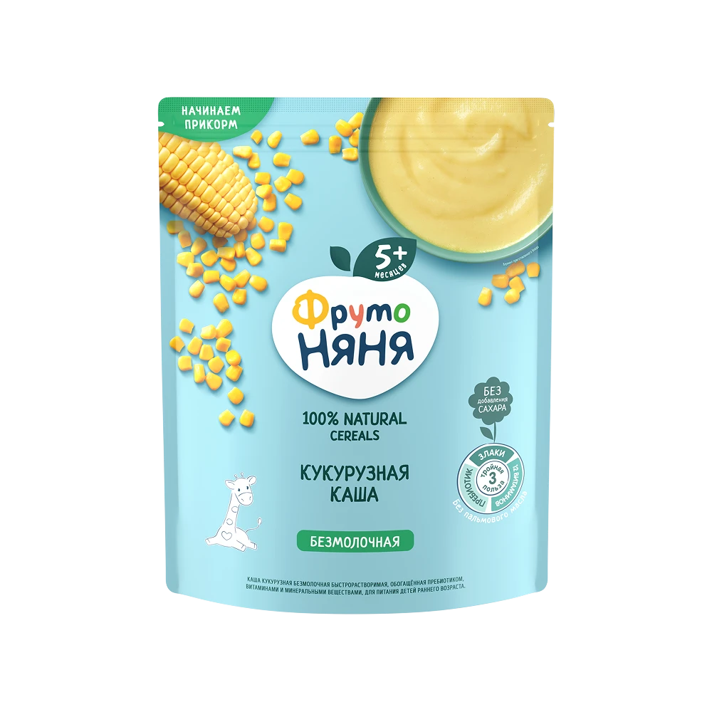 Dry dairy-free corn porridge