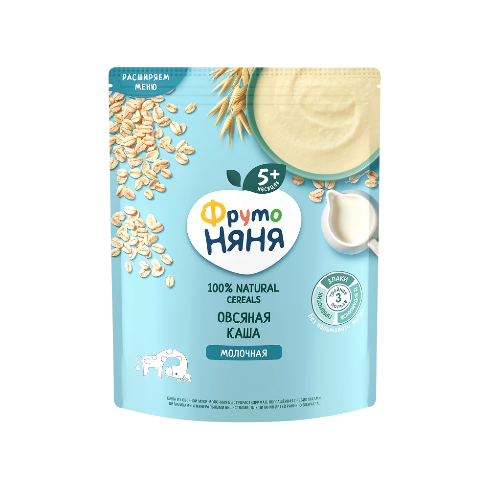 Dry milk oat porridge