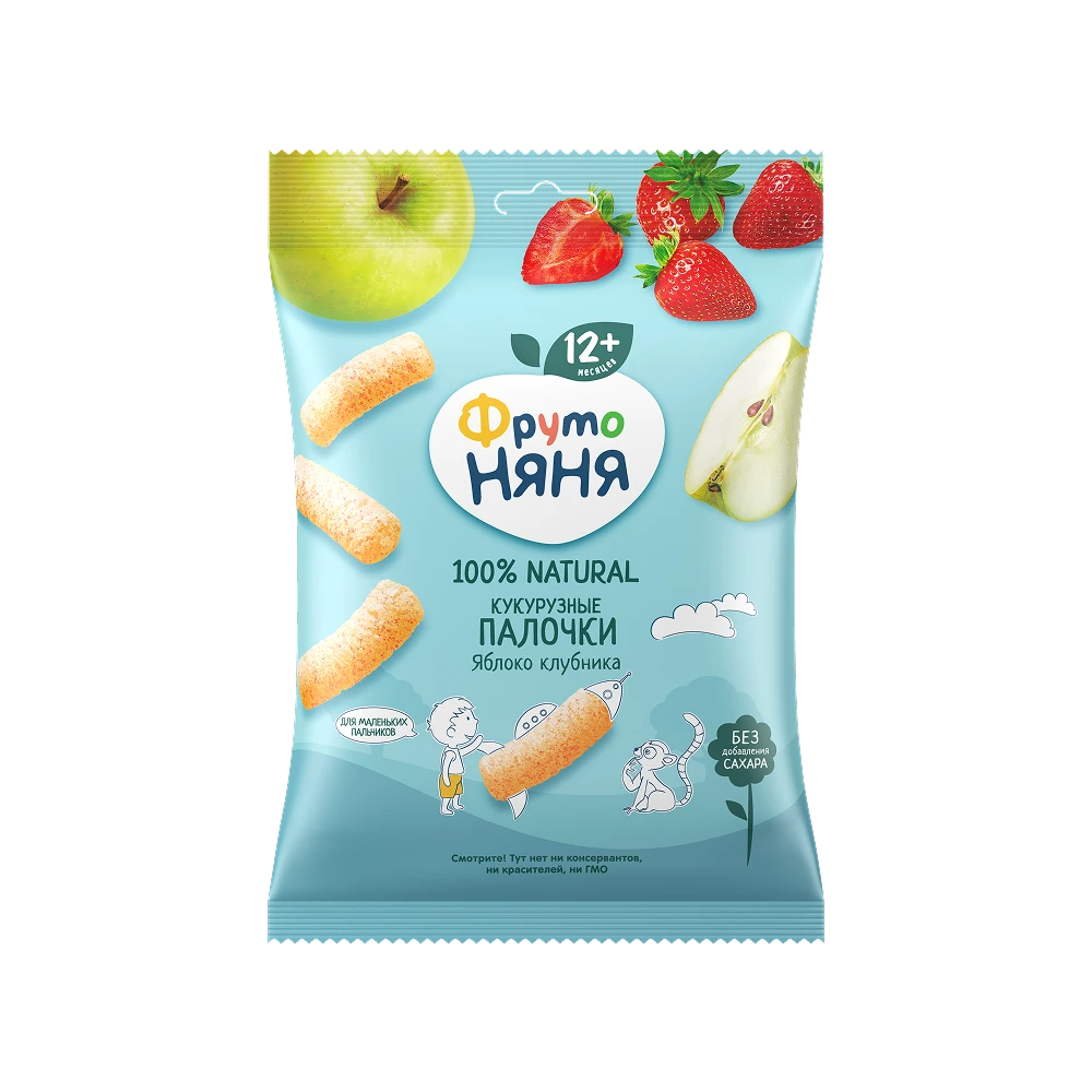 Apple & Strawberry Corn Sticks