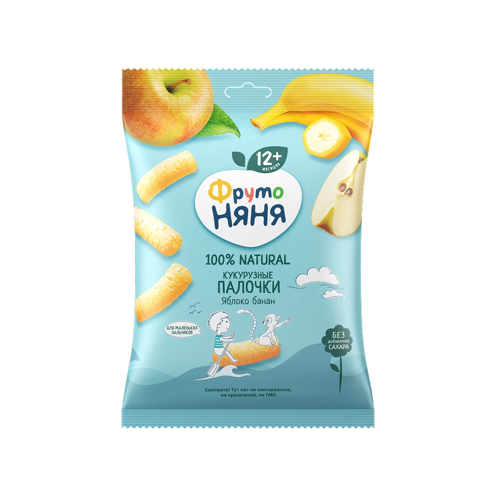 Apple & Banana Corn Sticks