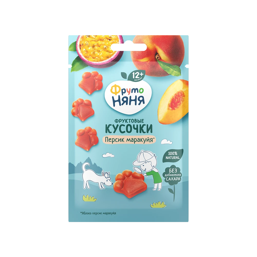 Apple, Peach & Passion Fruit Fruit Pieces