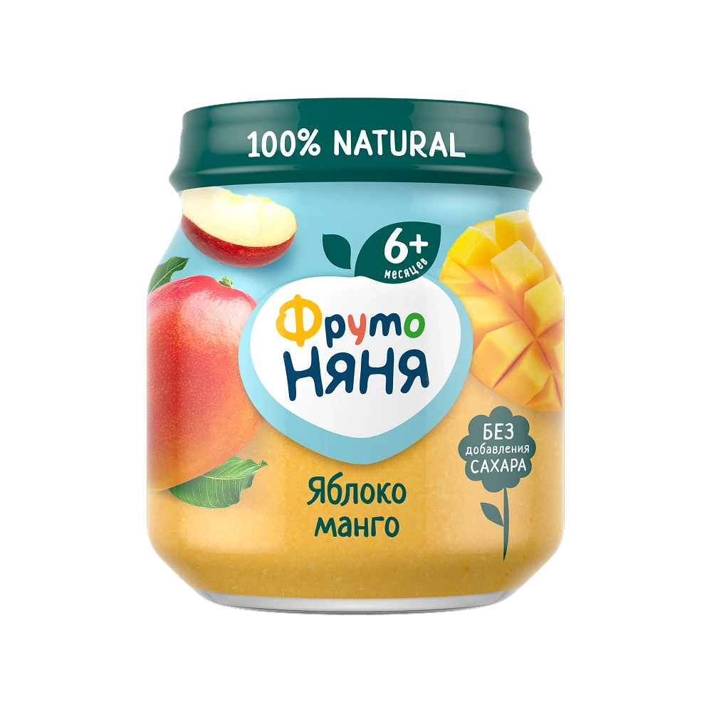 Puree from Apples and Mango